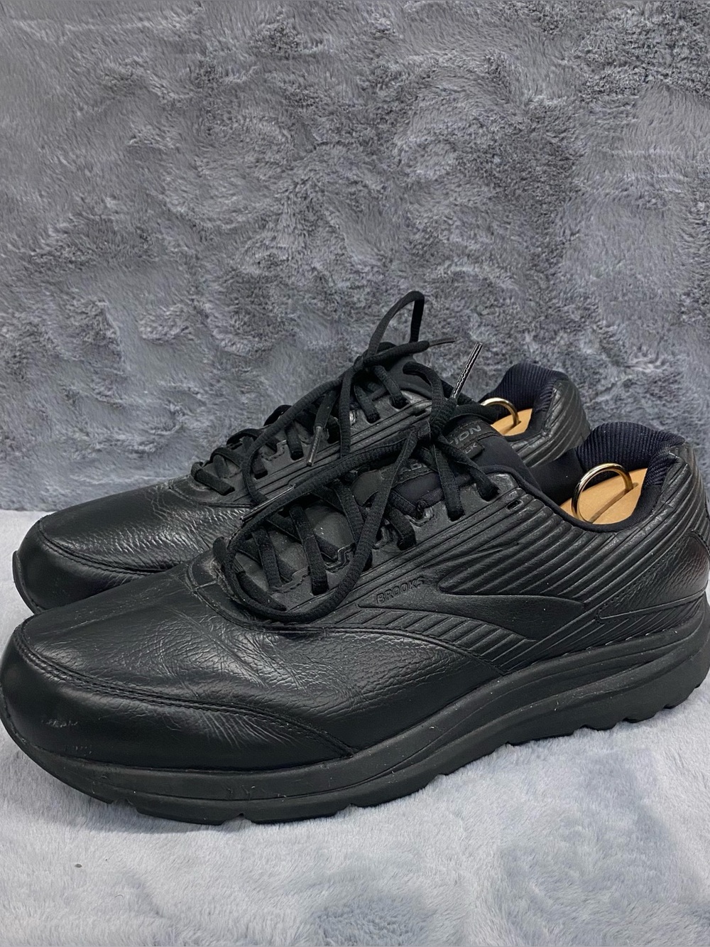 Brooks Addiction Walker 2 Mens Size 13 Extra Wide Shoes Black Leather Support